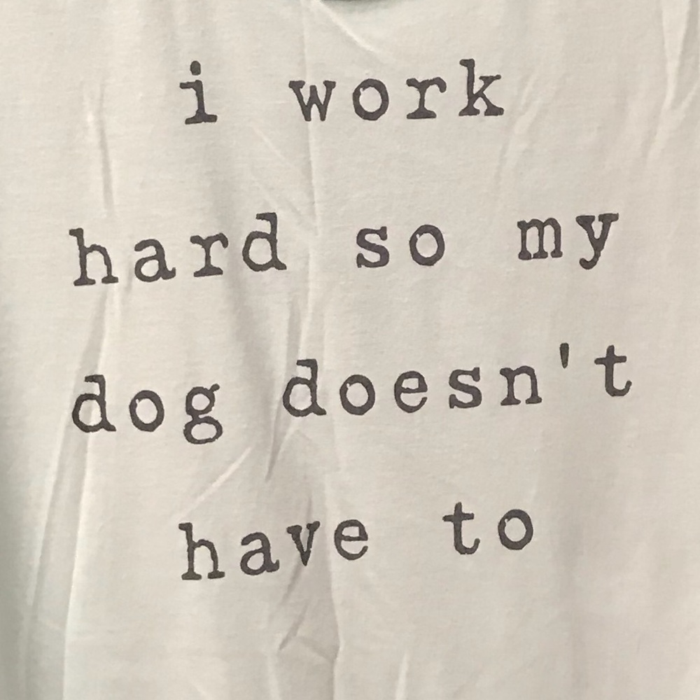 Dog Mom Work Hard Graphic Tee